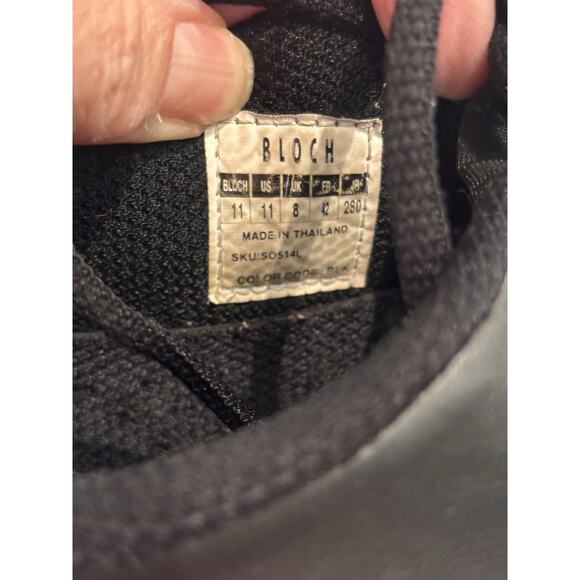 Bloch Dance Sneakers Sz 11 Black Shoes - Picture 5 of 6